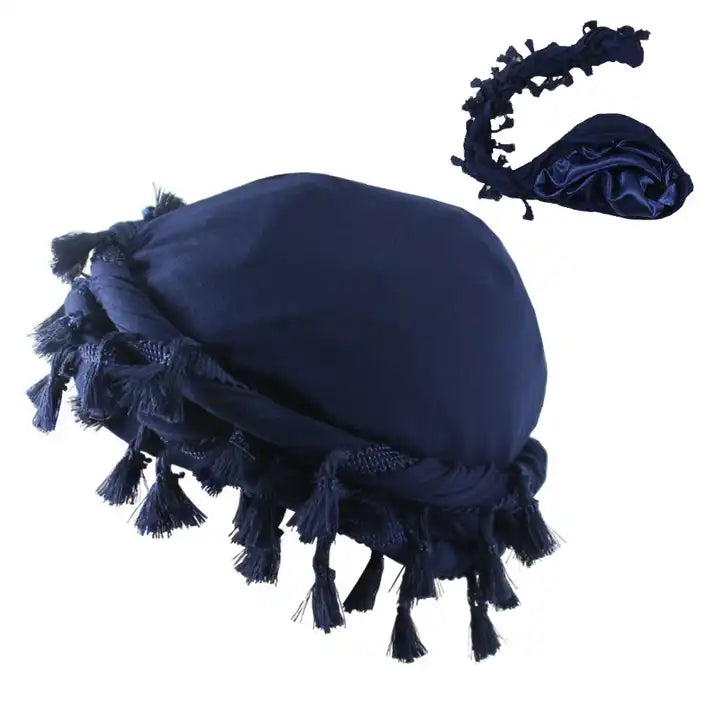 Tassel Satin Lined Durag Wrap